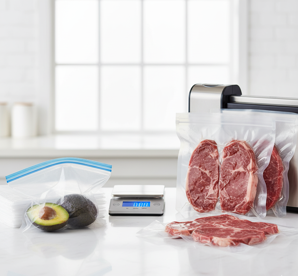 ถุงซิปล็อค (Ziplock) กับ ถุงซีล (Vacuum Seal) ต่างกันยังไง?