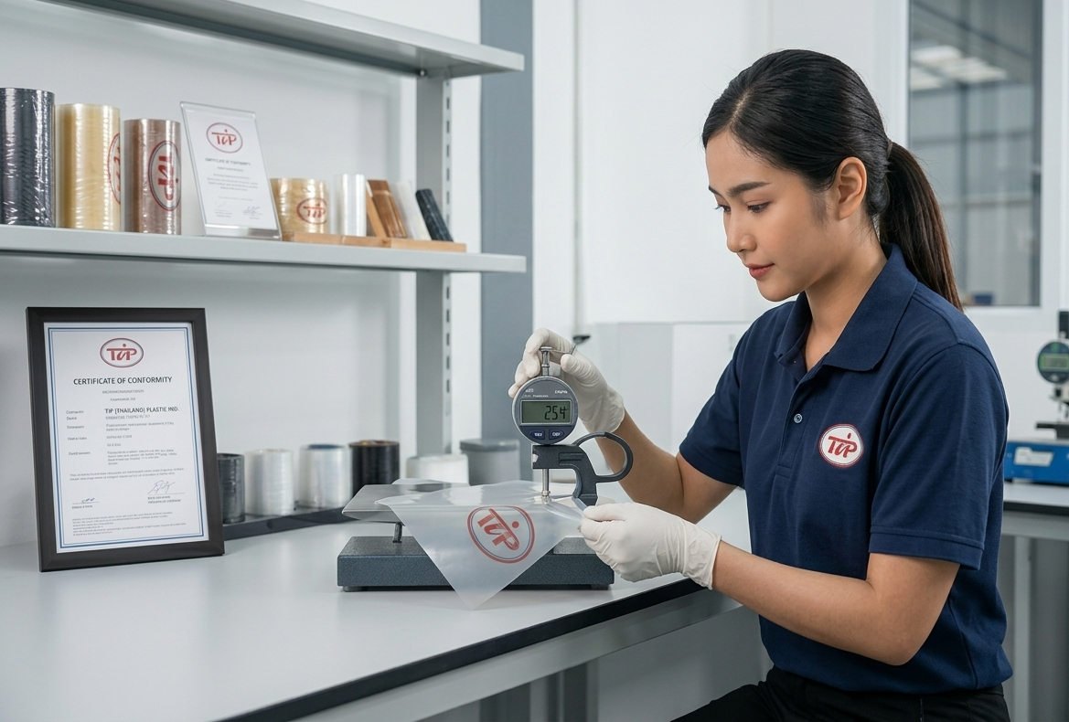 ควบคุมคุณภาพถุงพลาสติก